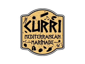 Curri Mediterranean Marinade logo design by JJlcool