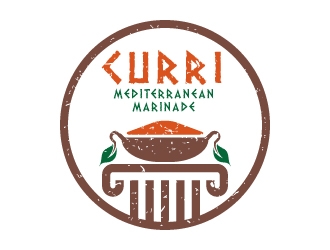 Curri Mediterranean Marinade logo design by alxmihalcea