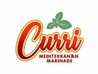 Curri Mediterranean Marinade logo design by SOLARFLARE