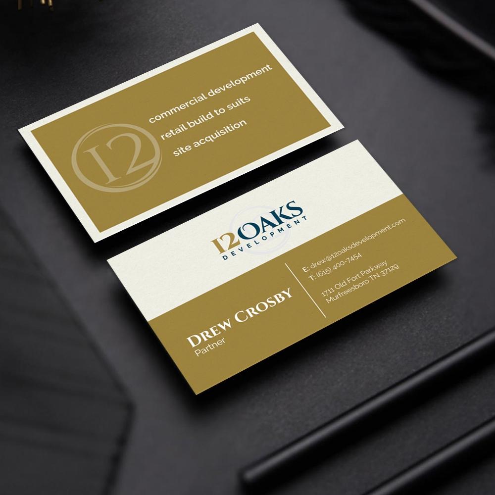 12 Oaks Development logo design by DreamLogoDesign