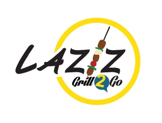 Laziz Grill To Go logo design by serdadu