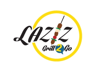 Laziz Grill To Go logo design by serdadu