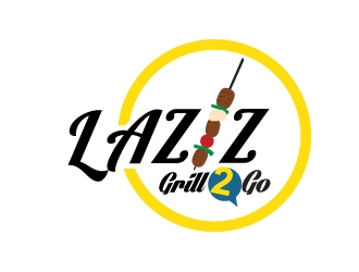 Laziz Grill To Go logo design by serdadu