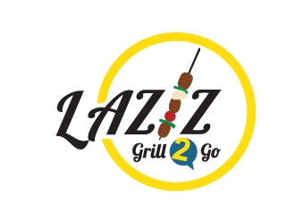 Laziz Grill To Go logo design by serdadu