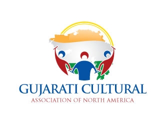 Gujarati Cultural Association of North America logo design by Gaze