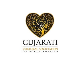 Gujarati Cultural Association of North America logo design by samuraiXcreations