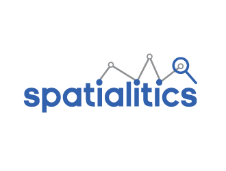 Spatialitics logo design by emberdezign