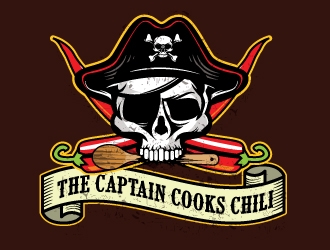 The Captain Cooks Chili logo design by shere