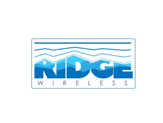 Ridge Wireless logo design by Anzki