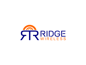 Ridge Wireless logo design by shoplogo