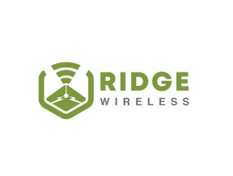Ridge Wireless logo design by kidco