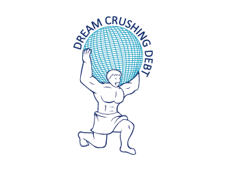 Dream Crushing Debt logo design by Mehul