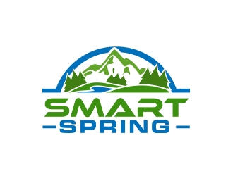 Smart Spring logo design by MarkindDesign