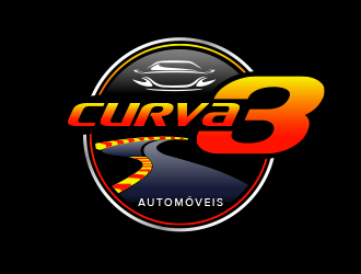 Curva 3 - Comercio de Veiculos logo design by BeDesign