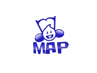 M A P  (an  acronym for Musically Alert Parents) logo design by uttam
