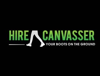 Hire A Canvasser logo design by shere