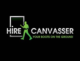 Hire A Canvasser logo design by shere