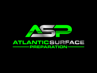 Atlantic Surface Preparation  logo design by ubai popi