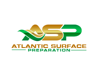 Atlantic Surface Preparation  logo design by THOR_