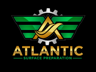 Atlantic Surface Preparation  logo design by THOR_