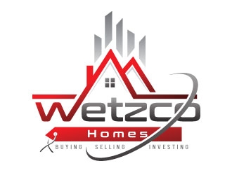 Wetzco Homes logo design by REDCROW