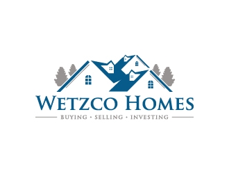 Wetzco Homes logo design by Janee