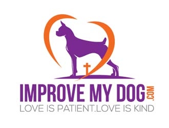 Improve My Dog . com logo design by shere
