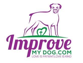 Improve My Dog . com logo design by shere
