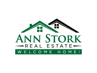Ann Stork Real Estate  (would like to incorporate tag line..... Welcome Home! logo design by Art_Chaza