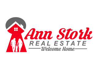 Ann Stork Real Estate  (would like to incorporate tag line..... Welcome Home! logo design by cgage20
