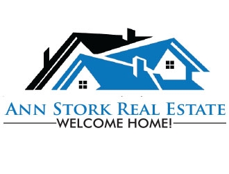 Ann Stork Real Estate  (would like to incorporate tag line..... Welcome Home! logo design by emyjeckson