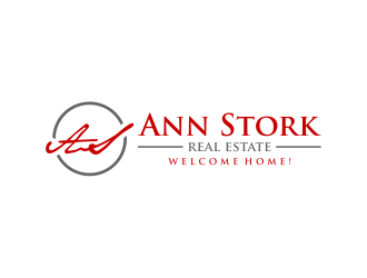 Ann Stork Real Estate  (would like to incorporate tag line..... Welcome Home! logo design by cintoko