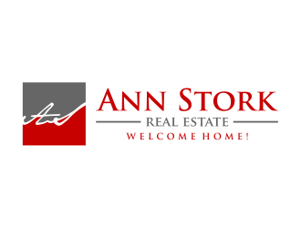 Ann Stork Real Estate  (would like to incorporate tag line..... Welcome Home! logo design by cintoko