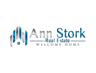 Ann Stork Real Estate  (would like to incorporate tag line..... Welcome Home! logo design by Rexi_777