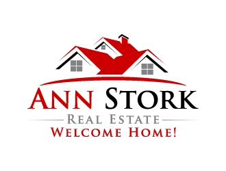 Ann Stork Real Estate  (would like to incorporate tag line..... Welcome Home! logo design by J0s3Ph