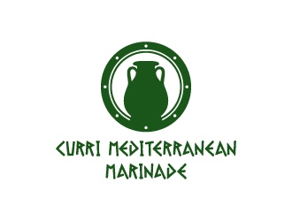 Curri Mediterranean Marinade logo design by Boomstudioz