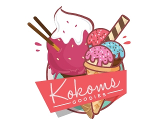 Kokoms Goodies logo design by shravya