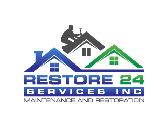 Restore 24 services inc maintenance and restoration  logo design by Art_Chaza