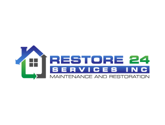 Restore 24 services inc maintenance and restoration  logo design by Art_Chaza
