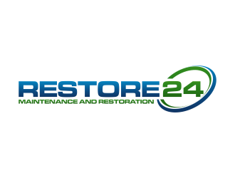 Restore 24 services inc maintenance and restoration  logo design by RIANW