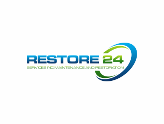 Restore 24 services inc maintenance and restoration  logo design by haidar