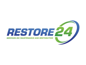 Restore 24 services inc maintenance and restoration  logo design by onep