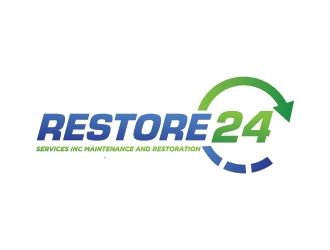Restore 24 services inc maintenance and restoration  logo design by onep