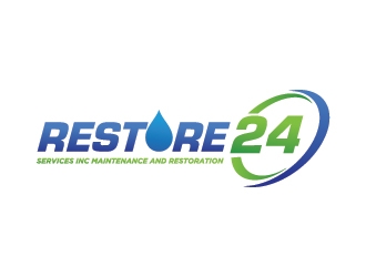 Restore 24 services inc maintenance and restoration  logo design by onep