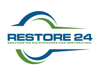 Restore 24 services inc maintenance and restoration  logo design by EkoBooM