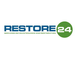 Restore 24 services inc maintenance and restoration  logo design by EkoBooM