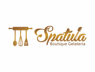 Spatula Boutique Gelateria logo design by hidro