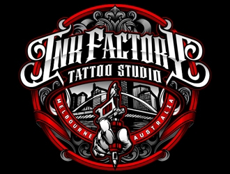 Ink factory logo design by ZedArts