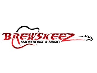 Brewskeez Smokehouse & Music logo design by logoguy