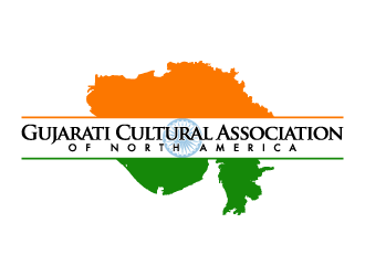 Gujarati Cultural Association of North America logo design by pencilhand